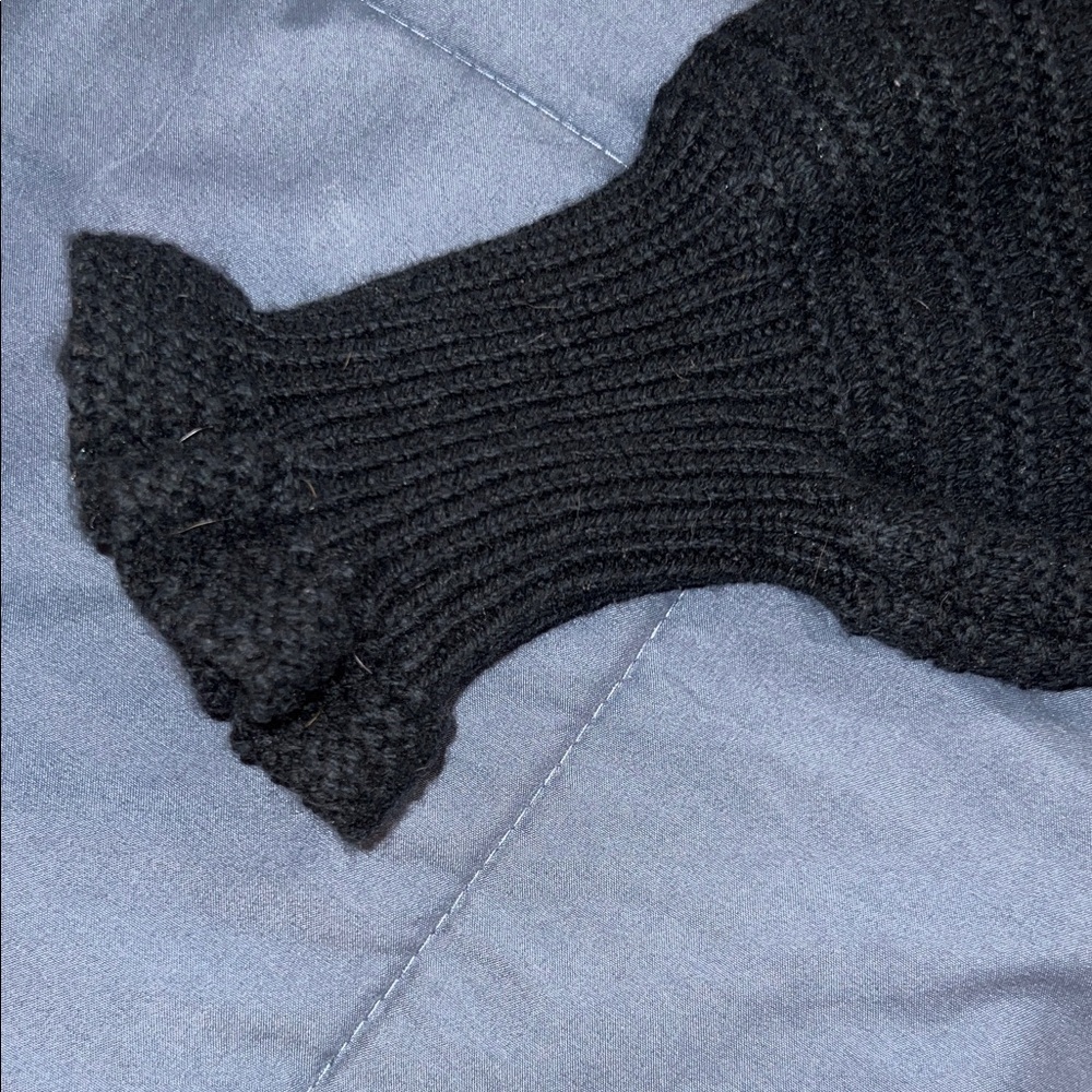 Madewell Textured Deep Navy Crew Neck Sweater - Picture 4 of 6